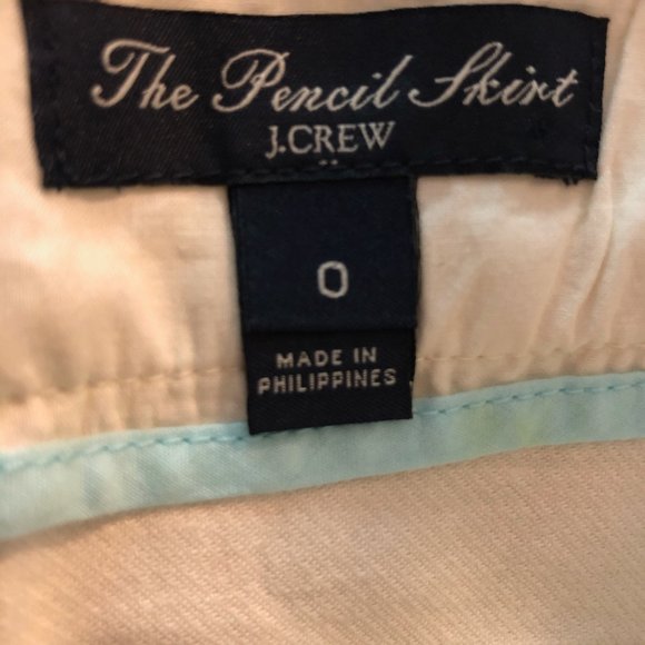 J Crew The Pencil Skirt Size 0 - Picture 3 of 3